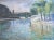 Aurèle Barraud, View of the Seine, 1950s, Watercolor, Framed For Sale - Image 7 of 7