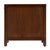 Brown Nora 12 in. W Rectangular Wood 1 Door Narrow End Table with Pull-Out Tray, Walnut For Sale - Image 8 of 11
