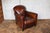 Vintage Leather Club Chair With Ottoman, Circa 1980s For Sale - Image 4 of 18