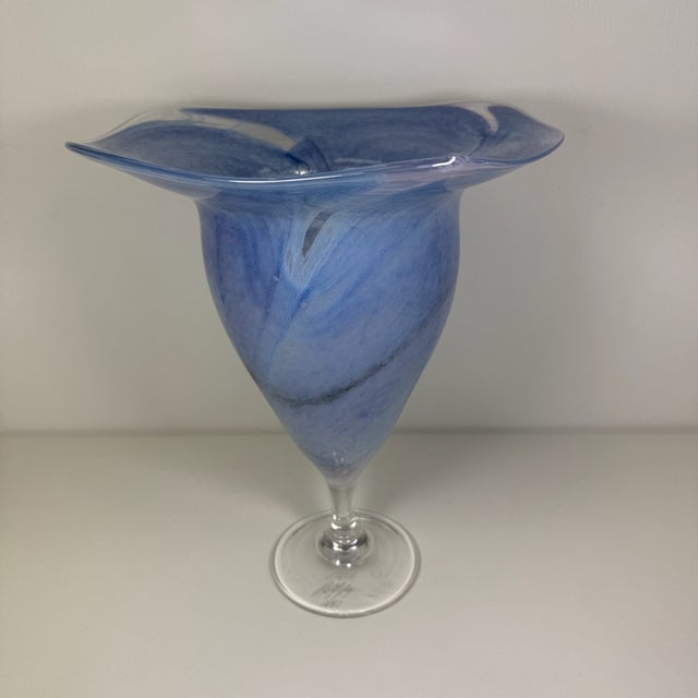 Postmodern Large Limited Edition Murano Glass Vase by Vito Seguso, 1987 For Sale - Image 3 of 13