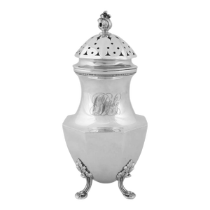 Antique American Sterling Silver Muffineer by Theodore B. Starr New York
