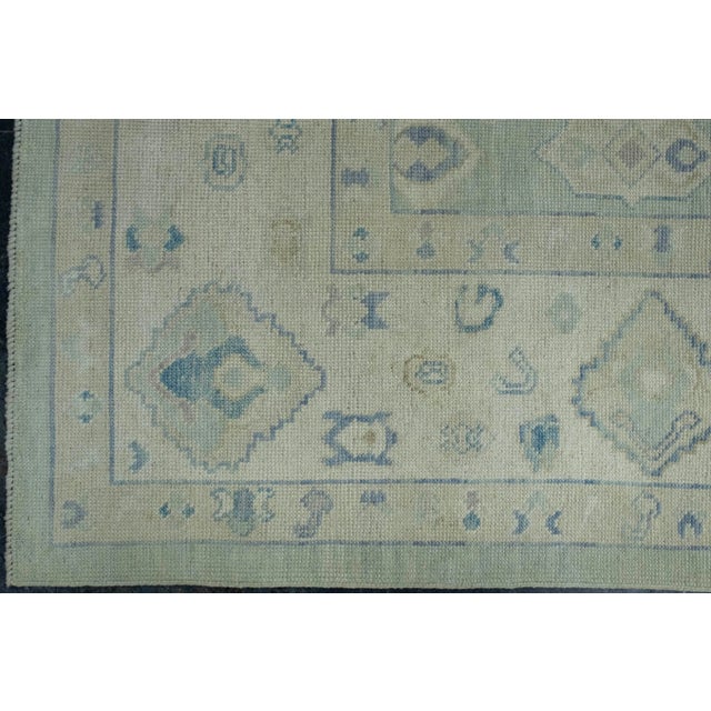 Turkish Turkish Oushak Runner Rug 2'11" x 16'1" #17847 For Sale - Image 3 of 8