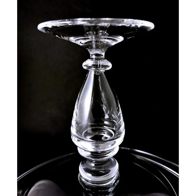 Art Deco Italian Crystal Table Centerpiece, 1984 For Sale - Image 4 of 13