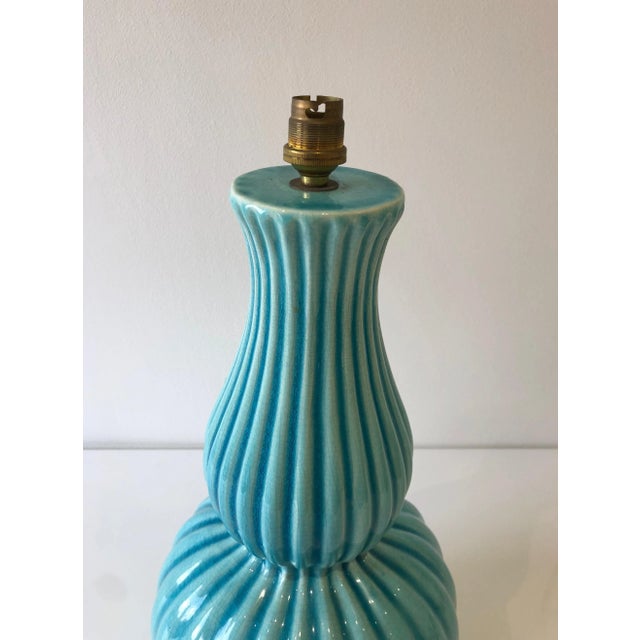 Ceramic Table Lamp, circa 1970 For Sale - Image 9 of 12