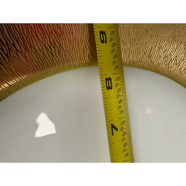 Bernadaud Porcelain 'Dune Or' Gold Service Plate For Sale - Image 10 of 10