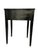 1970s 1970s Ebony Lacquered Faux Bamboo Side Table With Gilded Gold Trim For Sale - Image 5 of 11