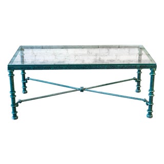 1980s Brutalist Diego Giacometti Style Coffee Table For Sale