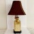 Vintage Chinoiserie Brass Tea Canister Table Lamp With Lampshade For Sale - Image 13 of 13