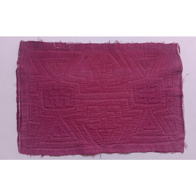 Mola Fabric by Cuna Indians, Panama, 1970s, in Very Good conditions. Designed 1970 to 1979