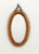 Mid-Century Modern Mid-Century Italian Oval Wall Mirror with Bamboo Frame by Franco Albini, 1960s For Sale - Image 3 of 12