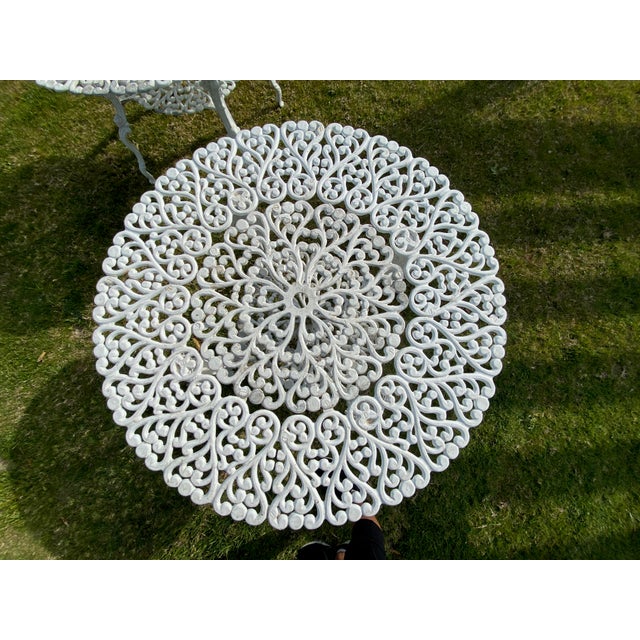 Vintage Cast Aluminum Patio Set Chairish