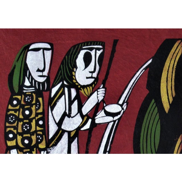 1970s Sadao Watanabe, Moses Smiting the Rock of Meribah, Exodus, 1972 For Sale - Image 5 of 8