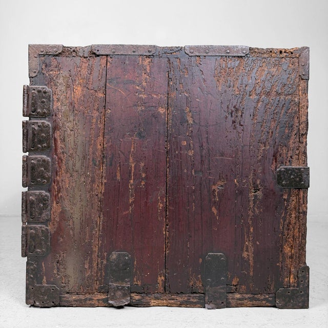 Antique Japanese Portable Chest, 1800 For Sale - Image 13 of 16