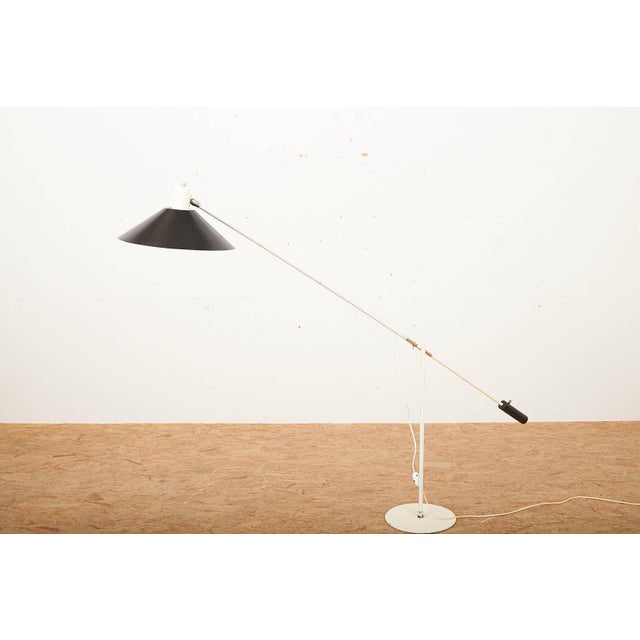 Counterbalance Floor Lamp with Steel Tube Frame by J. J. M. Hoogervorst for Anvia, 1957 For Sale - Image 10 of 10