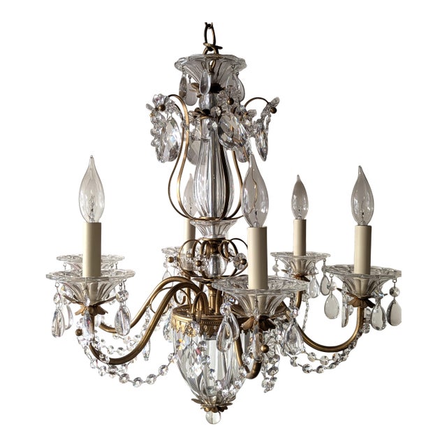 Schonbek Signature Bagatelle 8 Light Chandelier For Sale