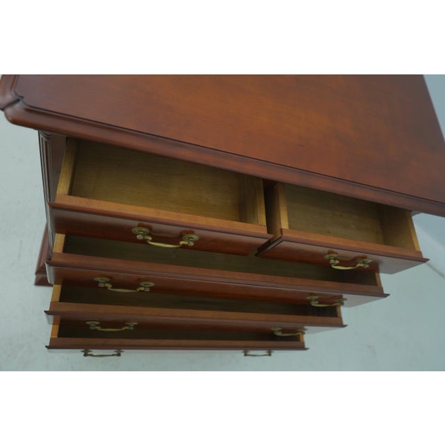 Irion Company Furniture Makers Louis Irion Bench Made Walnut Bachelor Chest For Sale - Image 4 of 12