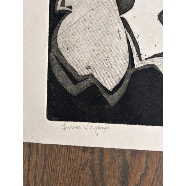 Annette Robyns Signed Etching Mid Century Modern Abstract Surrealist Print For Sale In Denver - Image 6 of 6