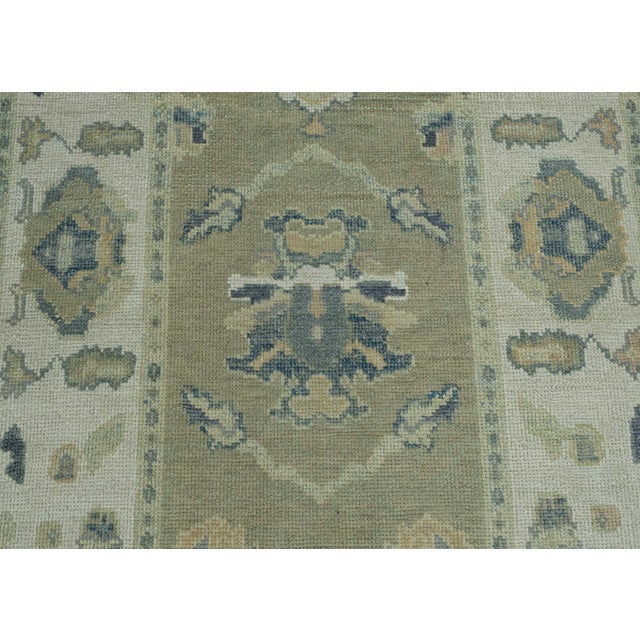 Turkish Oushak Rug 3'11" x 10'5" #18087 Explore a curated collection of hallway runners, wool rugs, and handmade...