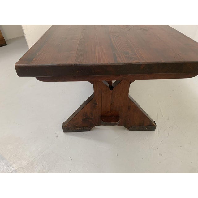 Monastery Table in Fir For Sale - Image 3 of 6