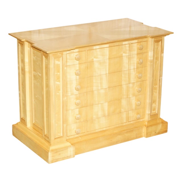 Viscount David Linley Sycamore Chest of Drawers For Sale