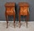 Mid-20th Century Louis XV Marquetry Bedside Tables, Set of 2 For Sale - Image 12 of 18