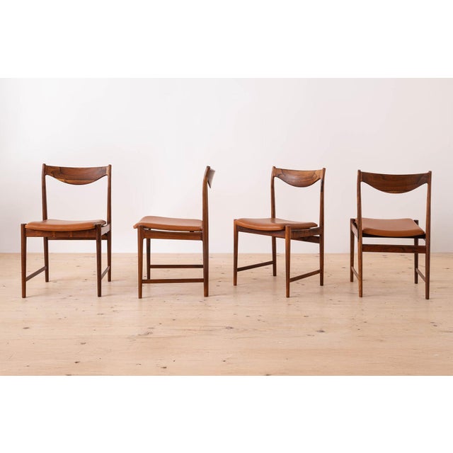 1960s Darby Extendable Dining Table and Chairs byTorbjørn Afdal, Norway 1960s, Set of 7 For Sale - Image 5 of 18