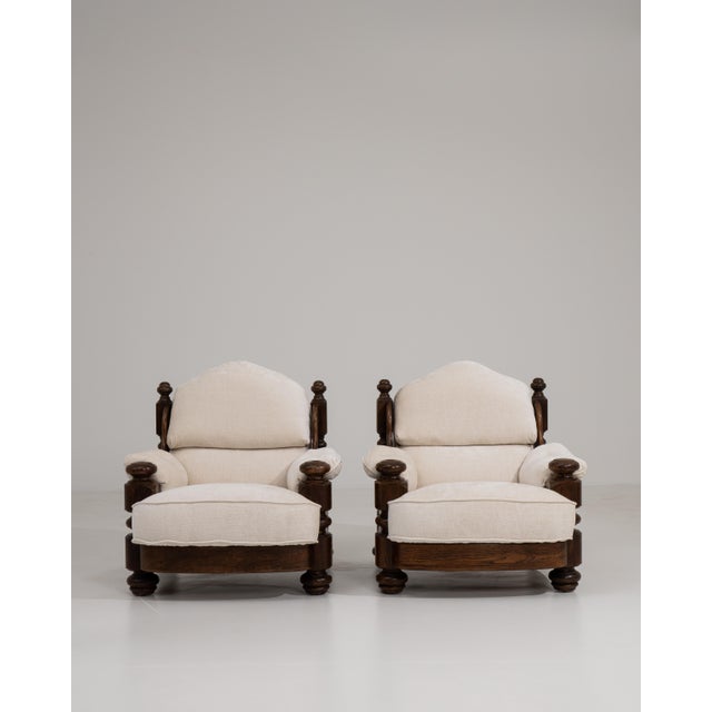 1970s Pair Of Brutalist Armchairs For Sale In Greensboro - Image 6 of 13