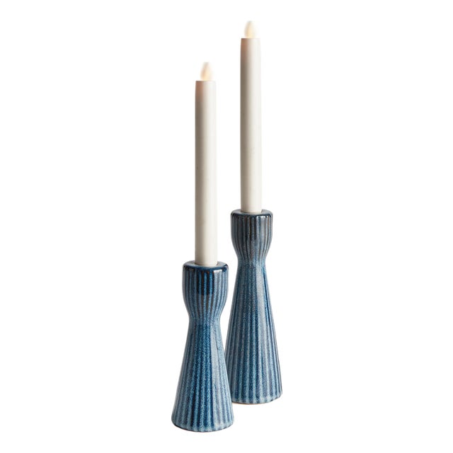 Lesley Taper Holders, Set Of 2 For Sale