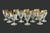 Mid-Century Crystal Glasses in the style of Saint Louis, 1950s, Set of 33 For Sale - Image 13 of 15