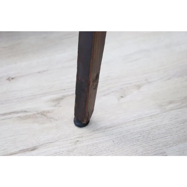 1960s Dining Chairs in Beech Wood and Faux Leather, 1960s, Set of 6 For Sale - Image 5 of 13