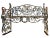 Antique Wrought Iron Garden Bench For Sale In New York - Image 6 of 6