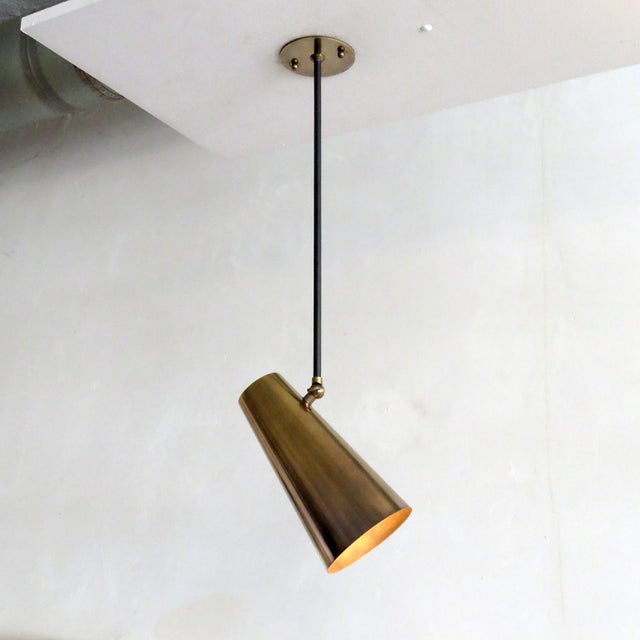 Copa™ Brass Ceiling Lights by Gallery L7 For Sale - Image 9 of 10