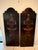 Striking monumental pair of vintage Empire Revival decorative wall panels featuring elaborate classical urns rendered in...