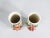 Barbotine Ceramic Vases, France, 1930s, Set of 2 For Sale - Image 11 of 13
