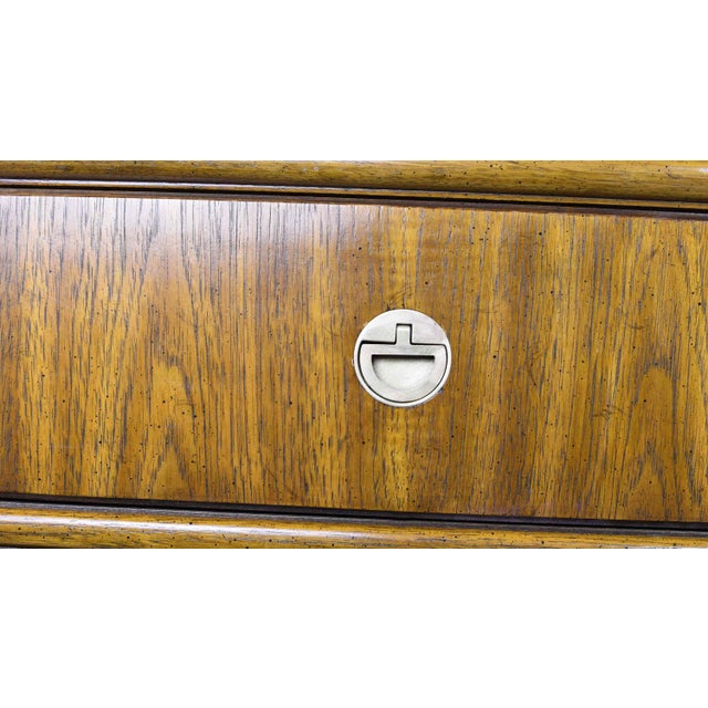 1970s Campaign Style 9 Drawer Dresser Accolade Collection by Drexel Furniture For Sale - Image 12 of 16