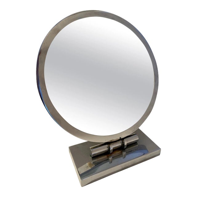 Art Deco Adjustable Vanity Mirror For Sale