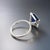 Natural Sapphire Diamond Ring 6.5 14k W Gold 5.84 TCW Certified For Sale - Image 10 of 12