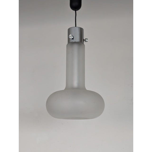 Metal Convex Suspension Lamp by Cierre Lampadari, 1970s For Sale - Image 7 of 7