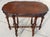 Elegant Early 20th Century Victorian-Style Flame Mahogany Library Table For Sale - Image 4 of 17