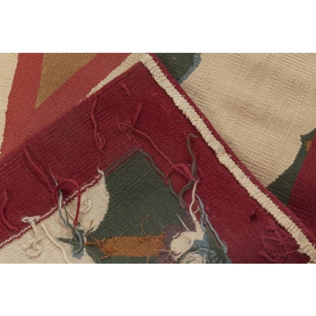 Contemporary Aubusson Design Rug by Richard Keith Langham for Doris Leslie Blau For Sale In New York - Image 6 of 6