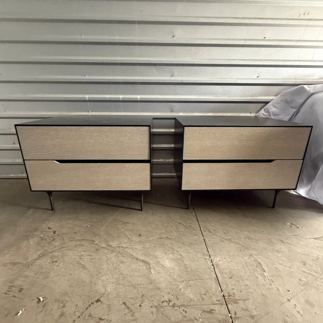 Pair Lumifer Titan Nightstands in Custom Size For Sale - Image 12 of 13