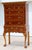 Elevate your space with this exceptional 1950s Chippendale Revival mahogany highboy chest on stand, showcasing timeless...