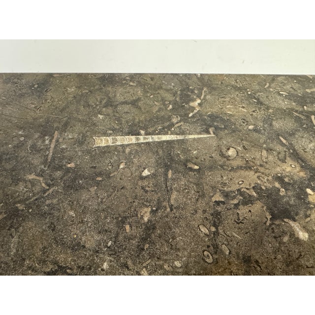 Fossil Stone Nesting Coffee Tables, 1980s, Set of 2 For Sale - Image 12 of 18