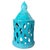 2020s Moroccan Pottery Turquoise Lantern, Terracotta For Sale - Image 5 of 6