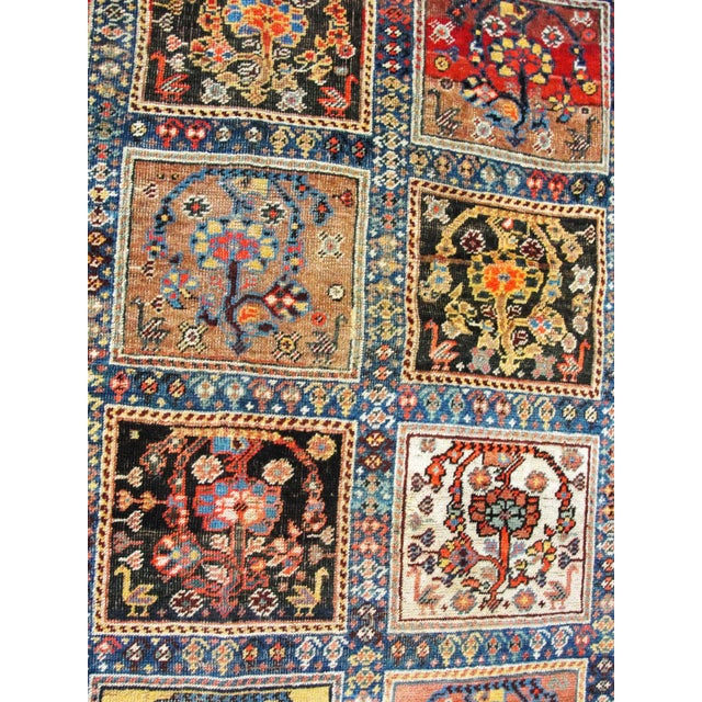 Antique Persian Qashqai Garden Rug 4' X 6' For Sale - Image 10 of 11