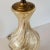 Mid 20th Century Mid-Century Italian Murano Glass Lamp in Gold Swirl For Sale - Image 5 of 9