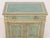 French Provincial Style Painted Cabinets, Pair For Sale - Image 4 of 10