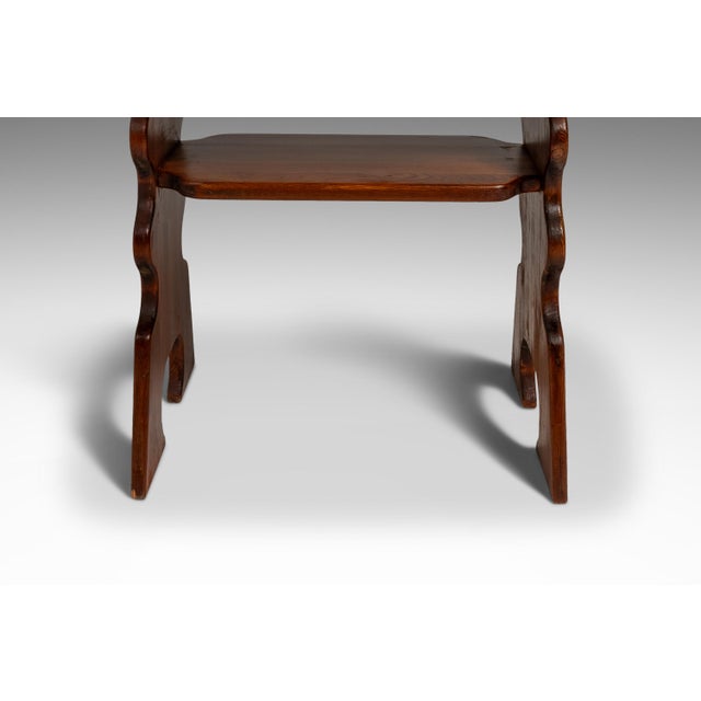 Rare Early Swedish Scandinavian Modern Side Table in Solid Pine Attributed to Bo Fjæstad, Sweden, C. 1930s For Sale - Image 11 of 18