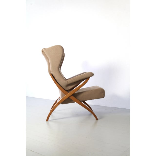 Arflex Italian Fiorenza Armchair by Franco Albini for Arflex, 1952 For Sale - Image 4 of 17