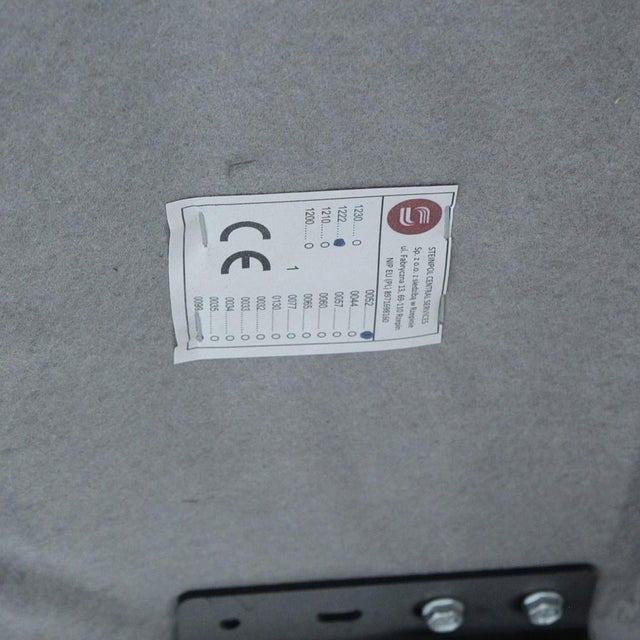 Adjustable Reclining Relax Chair in Purple Leather with Stainless Steel Frame For Sale - Image 9 of 11